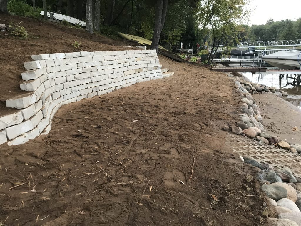 shoreline retention limestone